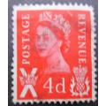 Great Britain Scotland 1969 Queen Elizabeth II - New Color 4d used