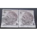 United States Postage 966 Franklin D Roosevelt 6 cents Coil stamp