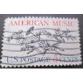 United States Postage 1964 American Music 5c Stamp used
