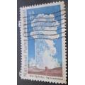 United States Postage 1972 The 100th Anniversary of National Parks - Yellowstone Nat Parks 8c used