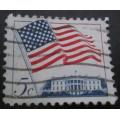 United States Postage 1963 Flag over White House 5c used