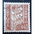 Portugal 1935 All for the Nation - Inscription `TUDO PELA NAÇÃO` $40