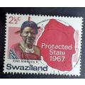 Swaziland 1967 Independence 2 1\2c used 2
