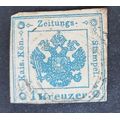 Austria - 1858/59 Newspaper Stamp 1 Kreuzer Used