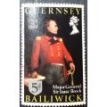 Guernsey 1969 The 200th Anniversary of the Birth of General Brock 5d used