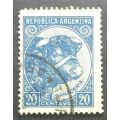 Argentina 1951 Country Products 20C used