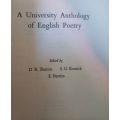 A University Anthology of Poetry - Beeton, Kossick and Pereira - Softcover