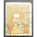 Argentina    1935 Definitive Issues, Personalities 5C used