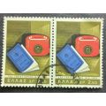 Greece 1965 The 50th Anniversary of the Postal Savings Bank 2.5 Dr pair used