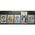 Great Britain 1990  90th Anniv of the Birth of the Queen Mother Elizabeth and 1980 80th Birthday MNH