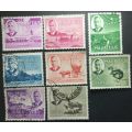 Mauritius 1950 King George VI - Local Motives Part set used