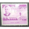 Mauritius 1950 King George VI - Local Motives 1c unused