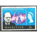 Mauritius 1966 The 1st Anniversary of the Death of Winston Churchill, 1874-1965 2c used