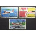Mauritius 1977 Inaugural International Flight of `Air Mauritius` part set used