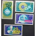 DDR 1972 Society for Sport and Technology complete set MNH