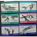 DDR 1971 Winter Olympic Games - Sapporo, Japan complete set MNH