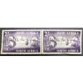 Union of SA 1952 The 300th Anniversary of the Landing of Van Riebeeck 2d pair MNH