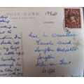 Great Britain Photographic Postcard 1960 with  2d Queen Elizabeth II - Phosphorescent Stamp