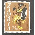 Zambia.1968, 16 Jan. Decimal Currency Local Motifs. 25n MNH
