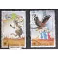 Zambia 1979 International Year of the Child - Children`s Drawings 18 and 42n used