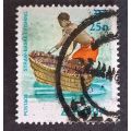 Zambia 1985 Traditional Living Issues of 1981 Surcharged 25/8N  used