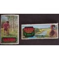 Zambia 1972 Nature Conservation Year - Agriculture10n and 15n MNH