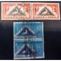 Union of SA 1953 The 100th Anniversary of the first Cape of Good Hope Stamps set used
