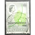 Swaziland 1968 Independence - Issues Inscribed `INDEPENDENCE 1968` 31/2c used