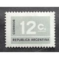 Argentina 1976 12c Numeral Stamps MNH