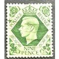Great Britain 1937 -1939 King George VI 9d used
