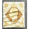 Great Britain 1937 -1939 King George VI 1/- used