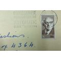 RSA 1975 Inauguration of State President 4c on envelope Cancelled Fist day of issue