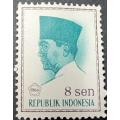 INDONESIA 1966 PRESIDENT SUKARNO 8 sen unused