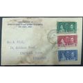 Falkland Islands 1937 King George V1 Coronation cover to England