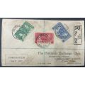 Malta King George V1 Coronation cover to Cape Town Registered