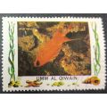 Umm Al Qiwain 1972 1972 Airmail - Tropical Fish - Size: 46 x 33mm 1R used