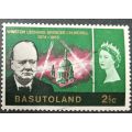 Basutoland 1966 The First Anniversary of the Death of Winston Spencer Churchill 21/2c used