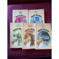 Five Trixie Belden Books by Julie Campbell and Kathryn Kenny. Part of a series of 34 books. S/C.