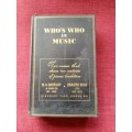Who´s Who in Music. First Post-War Edition 1949-50. H/C. 420 pp.