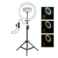 LED Ring Light 10-inch with Tripod Stand Selfie Ringlight Video Photpgraphy Lamp for Youtube Makeup