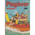 Playhour kids children`s Annual 1981 hardcover vintage rare old collectable