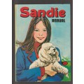 Sandie girls comic cartoon hardcover Annual book 1974 rare old vintage collectable