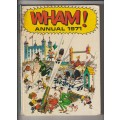 Wham comic book Annual 1971 hardcover old rare vintage collectable cartoon