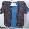 Ladies Crochet Red Cotton thread top