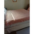 Pink Mohair Queen Blanket