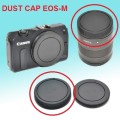 Unbranded Generic Body Cap and Lens rear Cap for Canon EOS-M