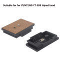 Tripod Quick Release Plate Screw Mount Adapter for YUNTENG 288, YUNTENG 691RM,