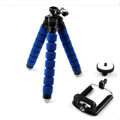 Mini Tripod (Blue, Bendable Soft) - SMALL