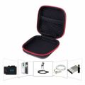 Square Portable Pocket Zipper Storage Bag For Headphone Earphone Earbuds TF SD Card