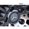 4x 75mm Chrome Plastic Wheel Centre Cap for Mercedes Benz